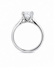 Platinum Elongated Cushion Lab Grown Diamond Engagement Ring