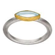 Manu Silver, 22ct Yellow Gold & Topaz Ring