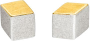 Manu Sterling Silver And 22ct Yellow Gold  Earrings