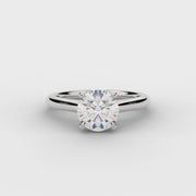 Platinum 4 Claw 0.50ct Diamond Solitaire Engagement Ring