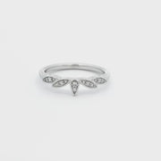 Petal Shaped Wedding Ring