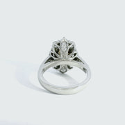 Platinum Whiskey Diamond Ring