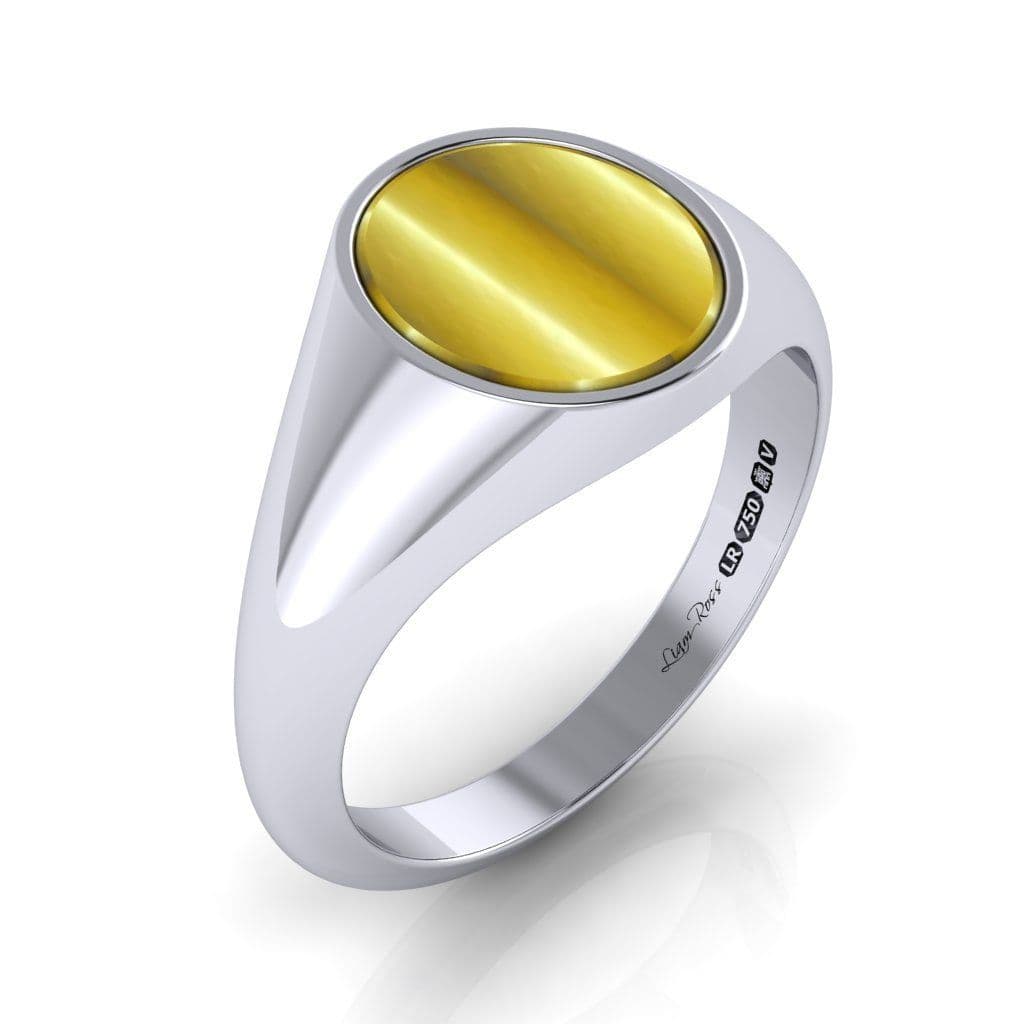 Tiger Eye Signet Ring | Luxury Jewellery by Liam Ross Edinburgh