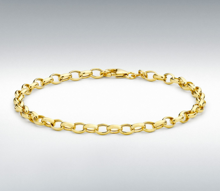 Chunky 9ct Yellow Gold Bracelet Stack Bracelets